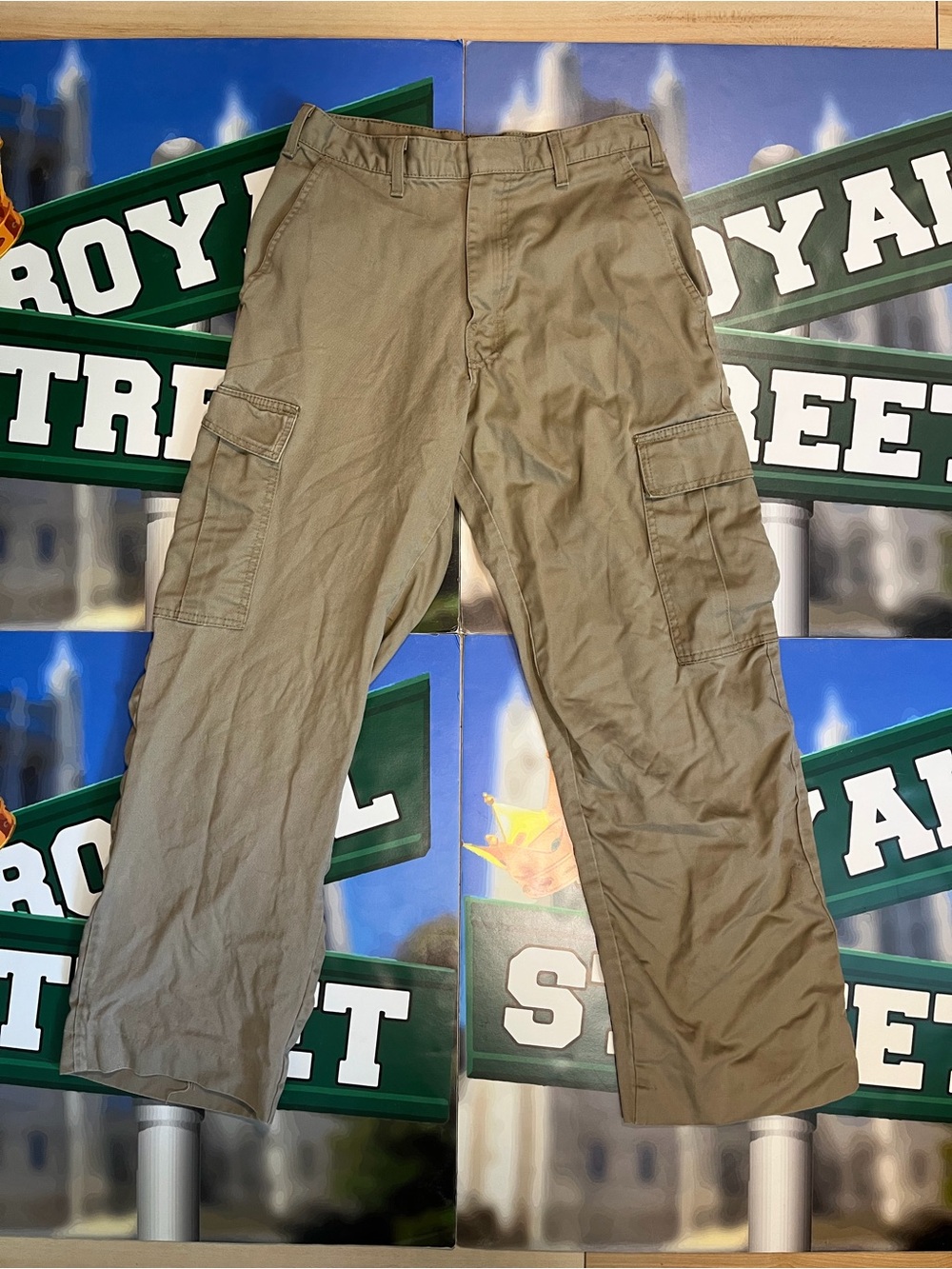 Men's Cargo Pants in tan  - Durable Utility Fit